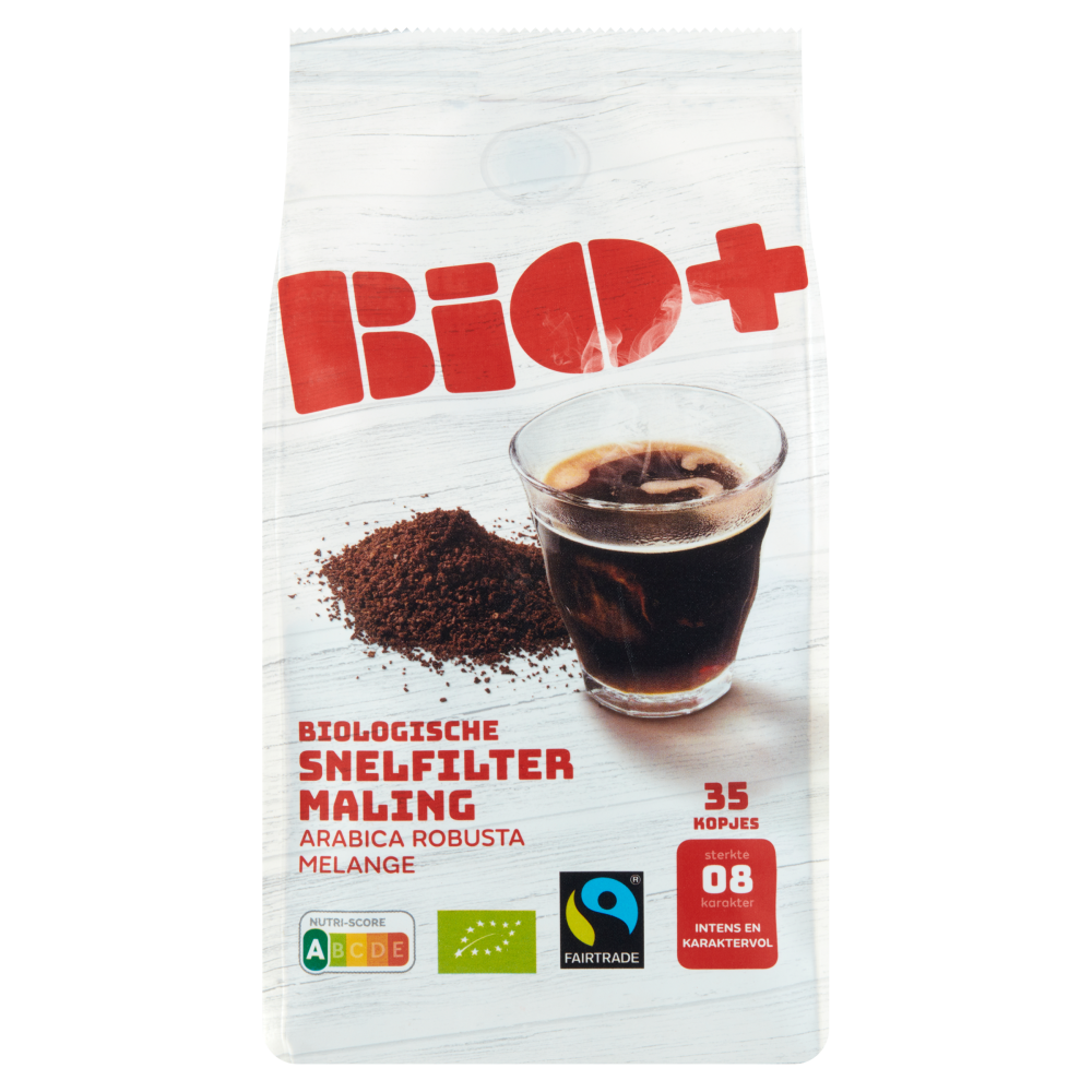 Verdikken bagage Noord BIO+ biologische snelfiltermaling koffie - BIO+